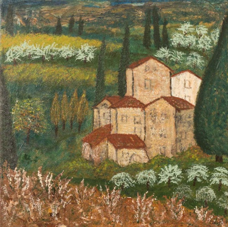 Landskab i Toscana